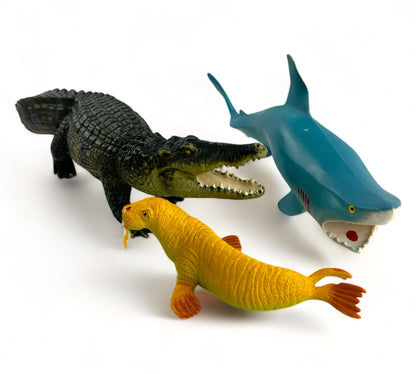 Three Piece Aquatic Animal Set