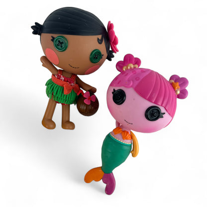 Lalaloopsy Mango Kiwi Tiki and Mermaid In Starfish Costume Doll Set