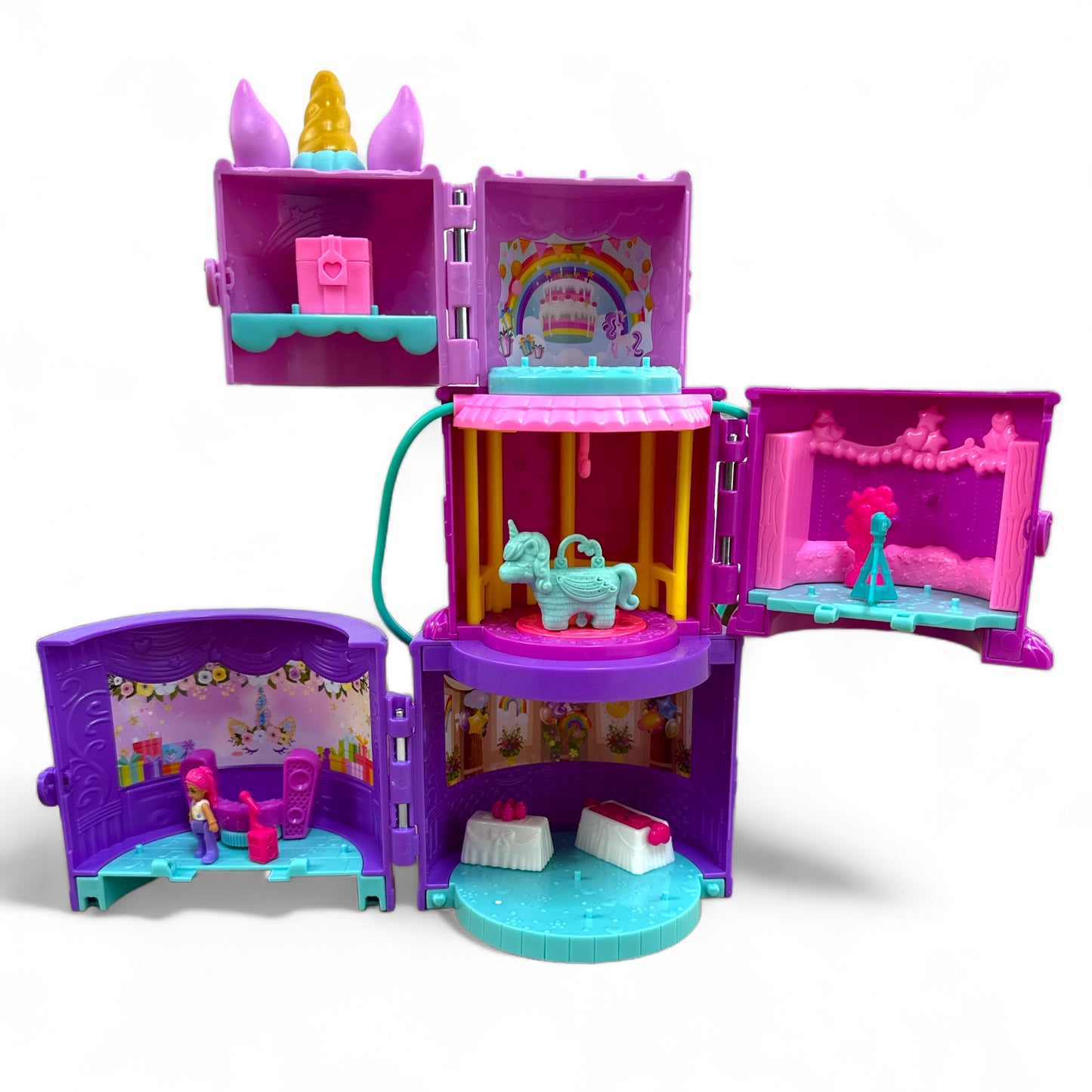 Polly Pocket Spin 'n Surprise Birthday Cake Playset