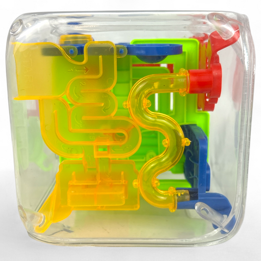 3D Puzzle Maze Labyrinth Cube Toy Multicolor Obstacles Interactive Puzzle