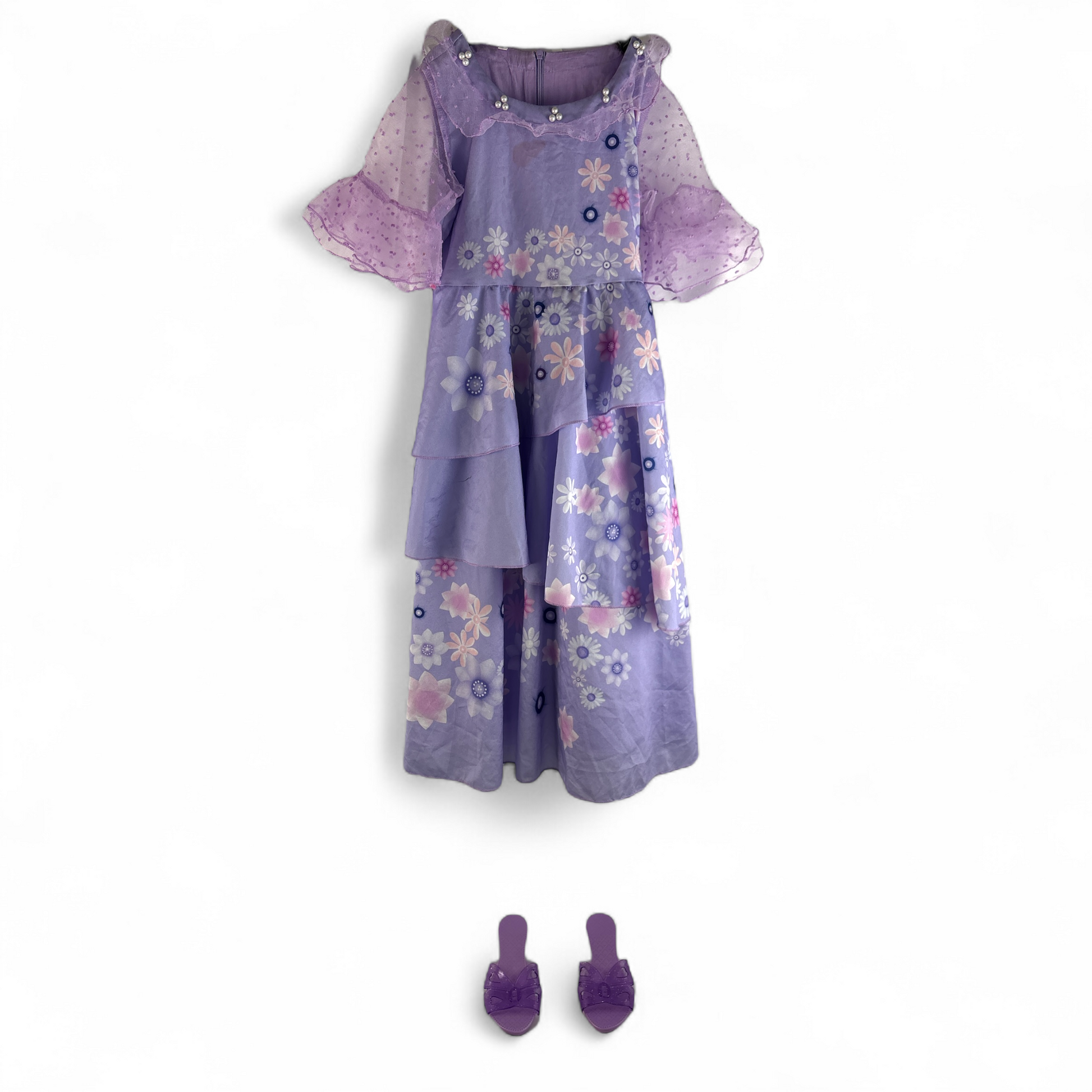 Purple Princess Costume with Matching Shoes