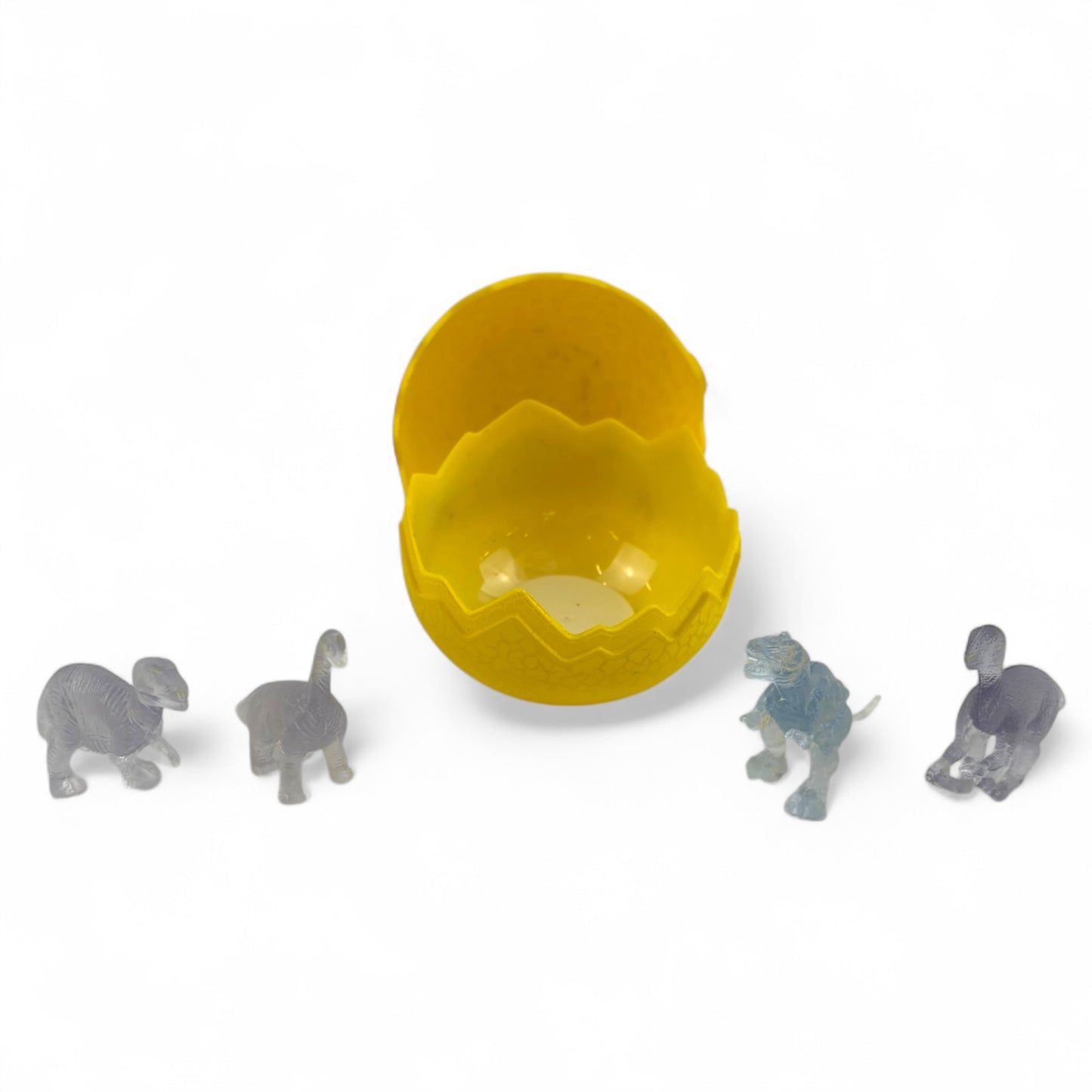 Holographic Dinosaur 4-Pack With Fossilized Dino Egg Case
