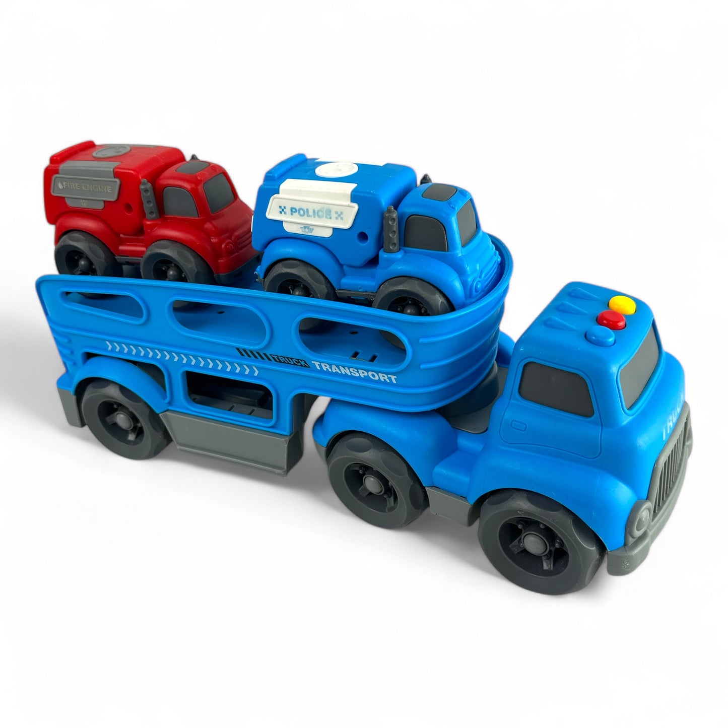 Car Carrier Truck with Companion Cars Double Pack