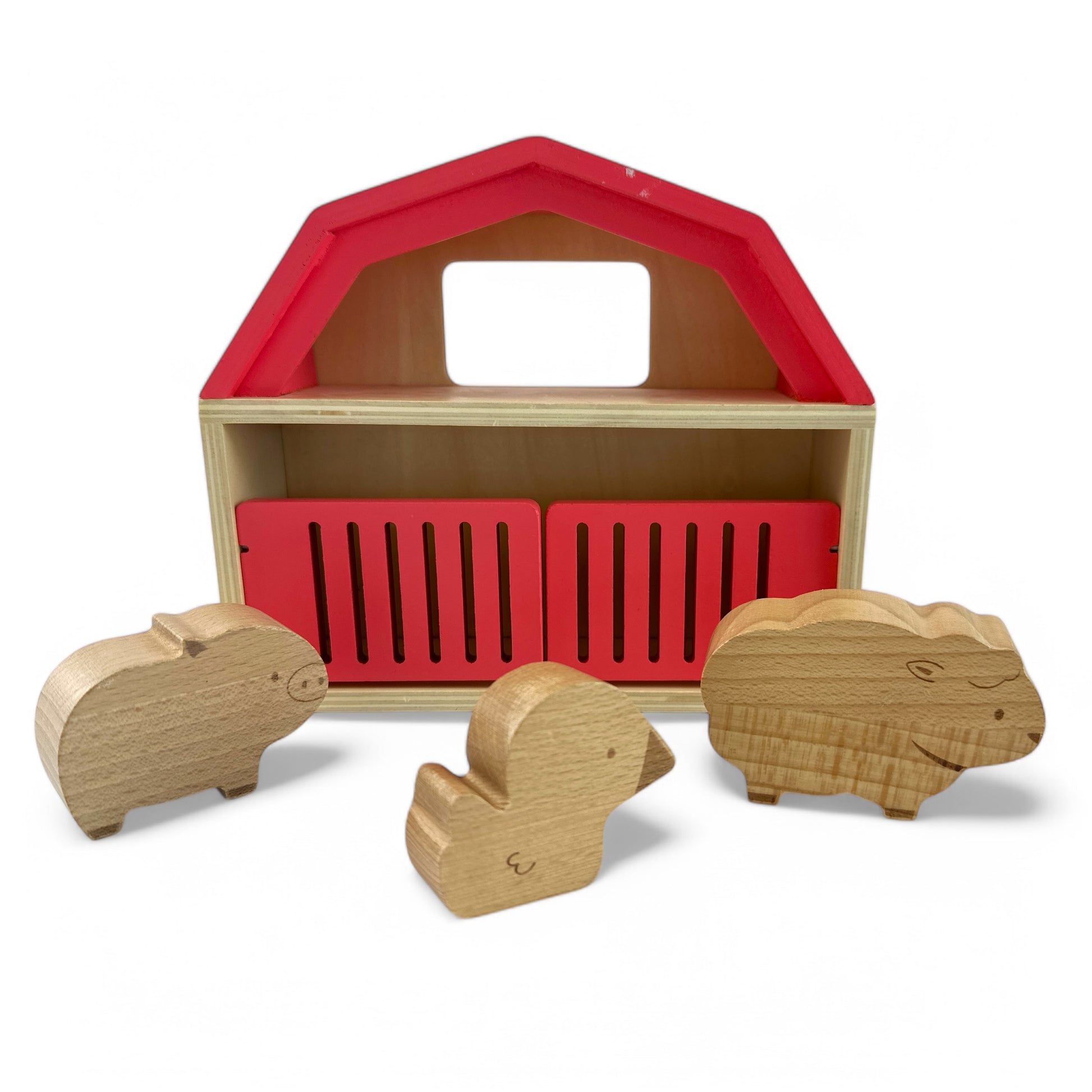 Wooden Barn Playset