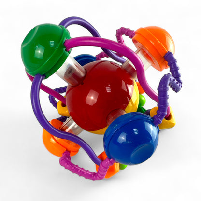 Primary Colors Activity Ball: Colorful, Rattling, Easy Grip