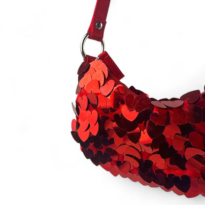 Red Hearts Childrens Costume Purse