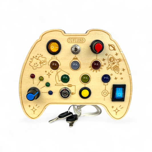Busy Board with LED Montessori Toy