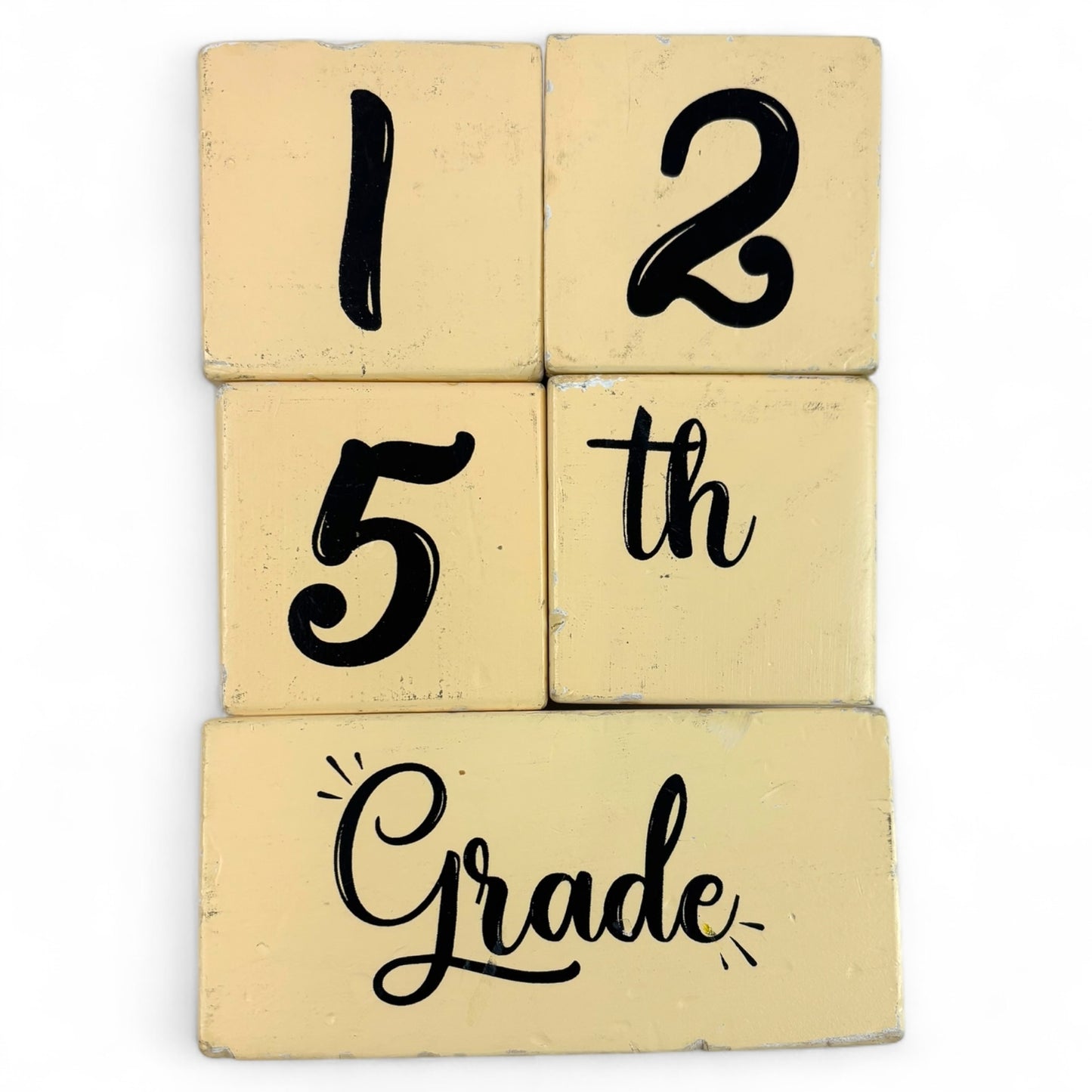 Baby Milestone Blocks