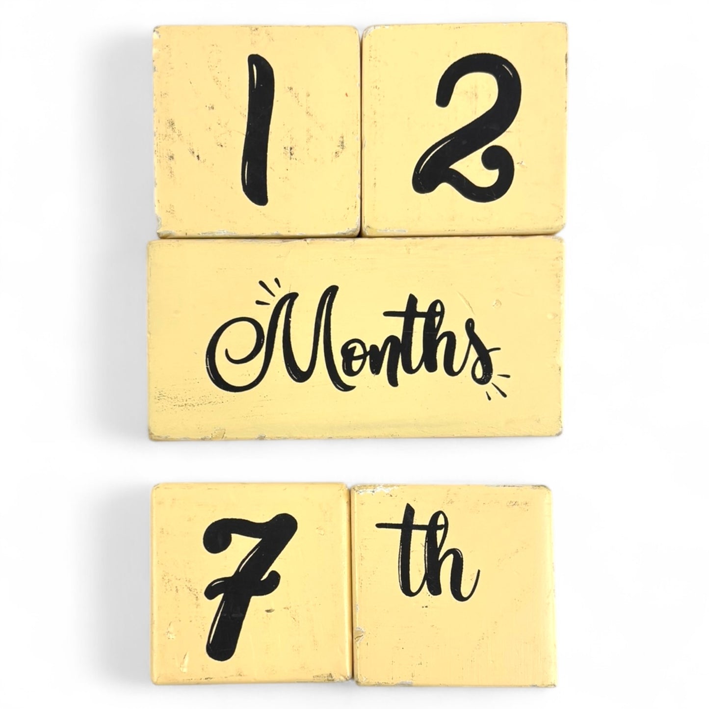 Baby Milestone Blocks