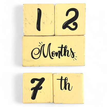 Baby Milestone Blocks