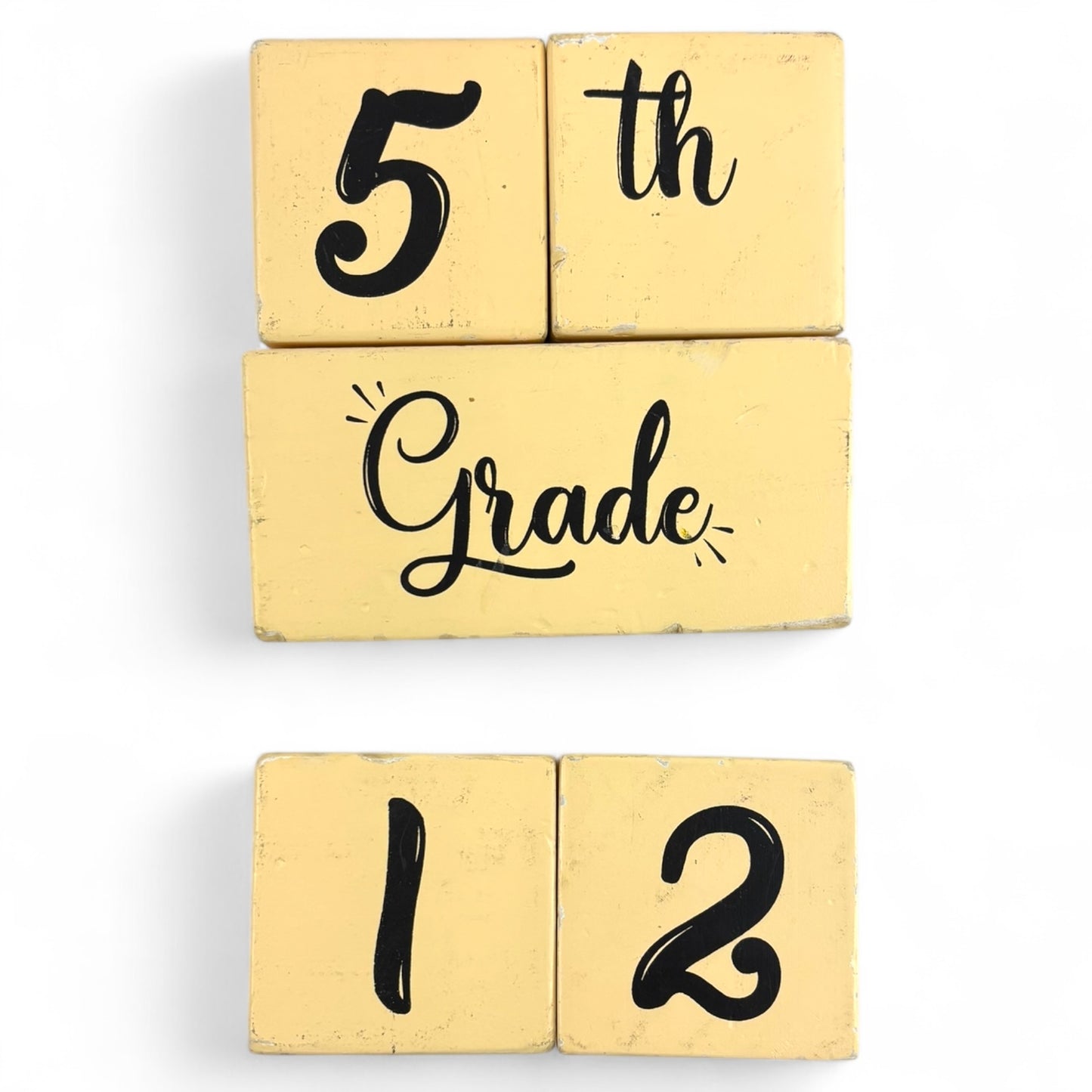 Baby Milestone Blocks