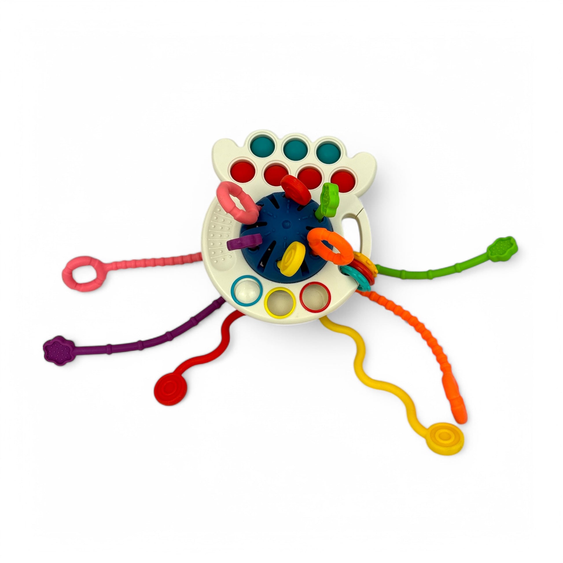 Octopus Silicone Pull String Learning Toy & Fidget