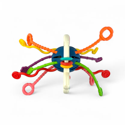 Octopus Silicone Pull String Learning Toy & Fidget