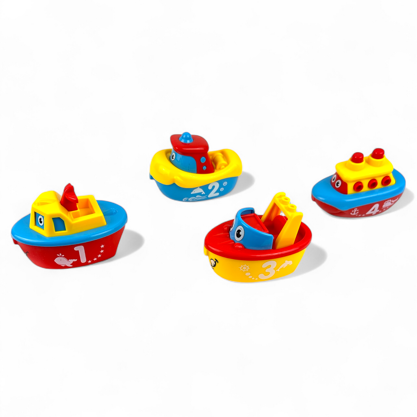 Magnetic Boat Bath Toy Set for Toddlers & Kids