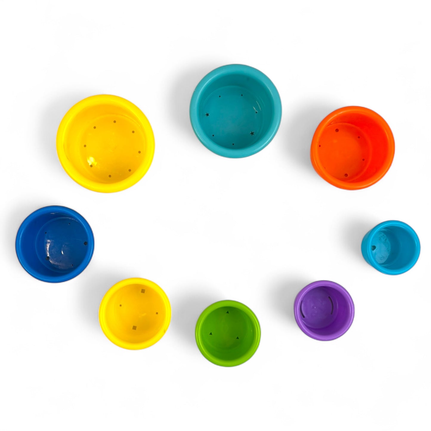 Sort and Stack Shape - 8 Stackable Cups