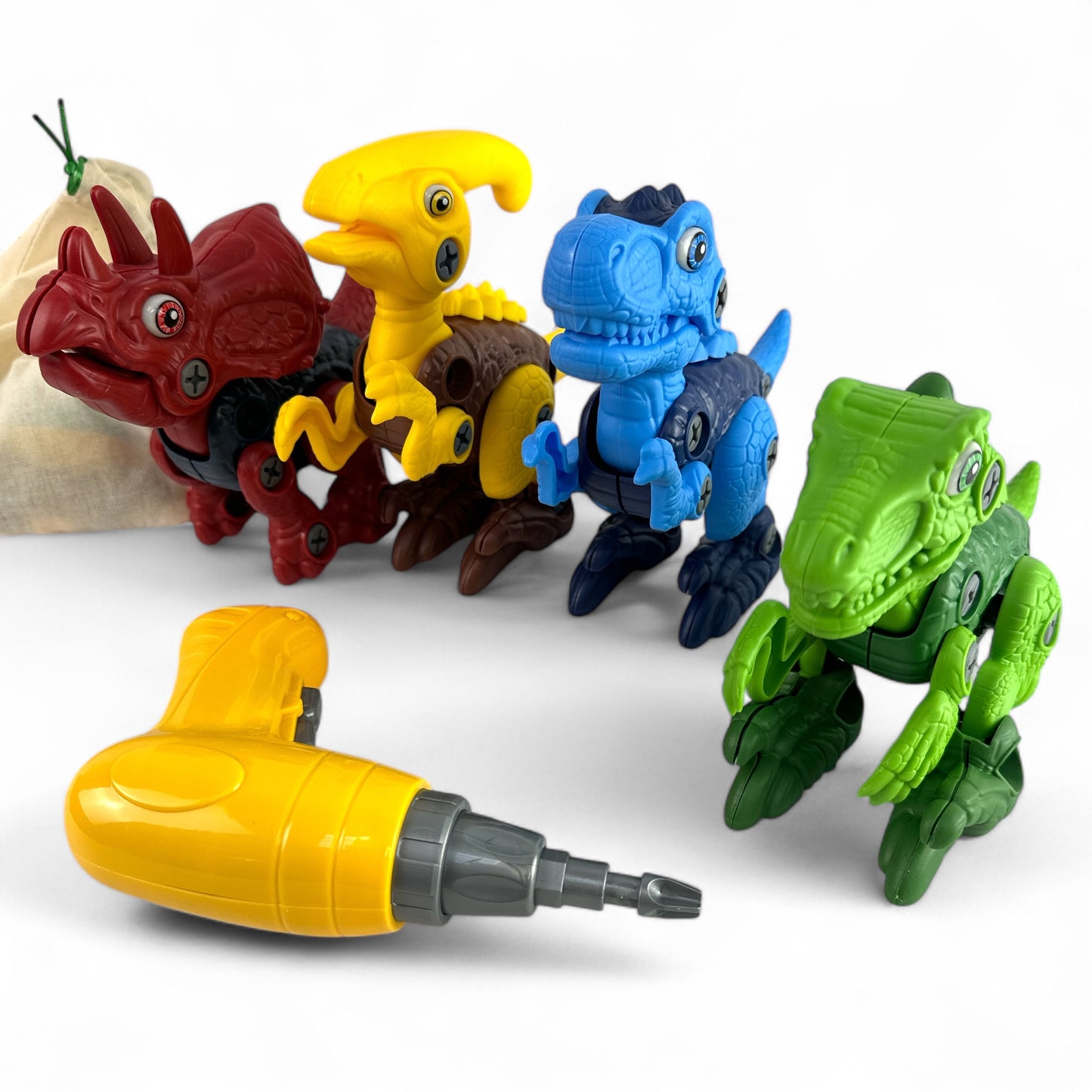 Dinosaur Take-Apart STEM Toys with Electric Drill