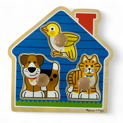 Barnyard Jumbo Knob Wooden Puzzle