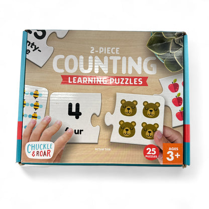 2-Piece Counting Learning Puzzles