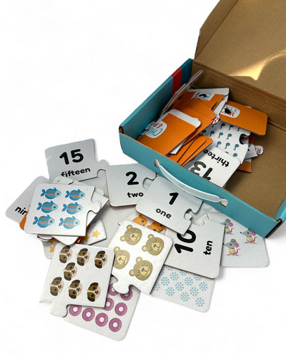 2-Piece Counting Learning Puzzles