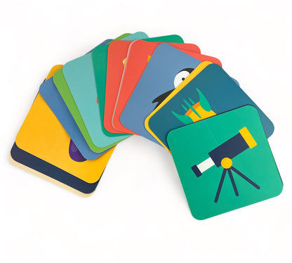 Visual Stimulation Colorful Flash Cards