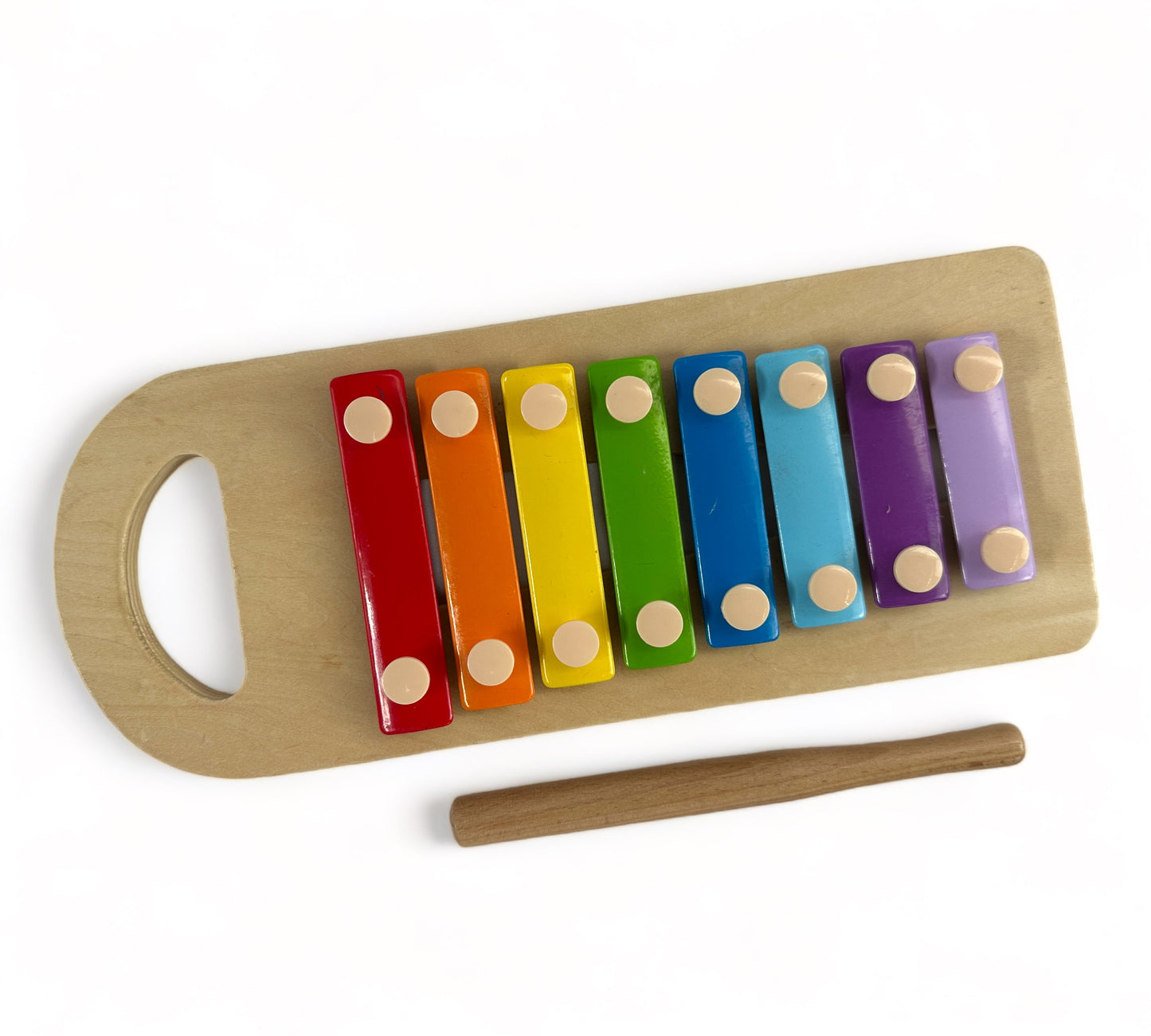 Hape Wooden Rainbow-Colored Xylophone