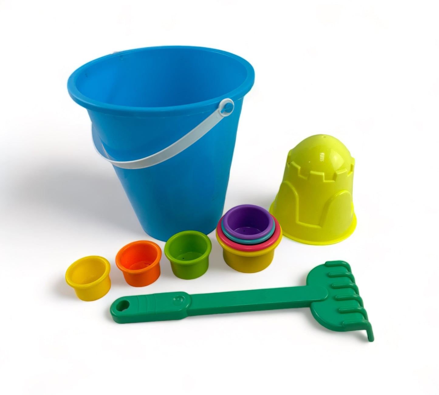 Beach Sand Buckets and Rake Set