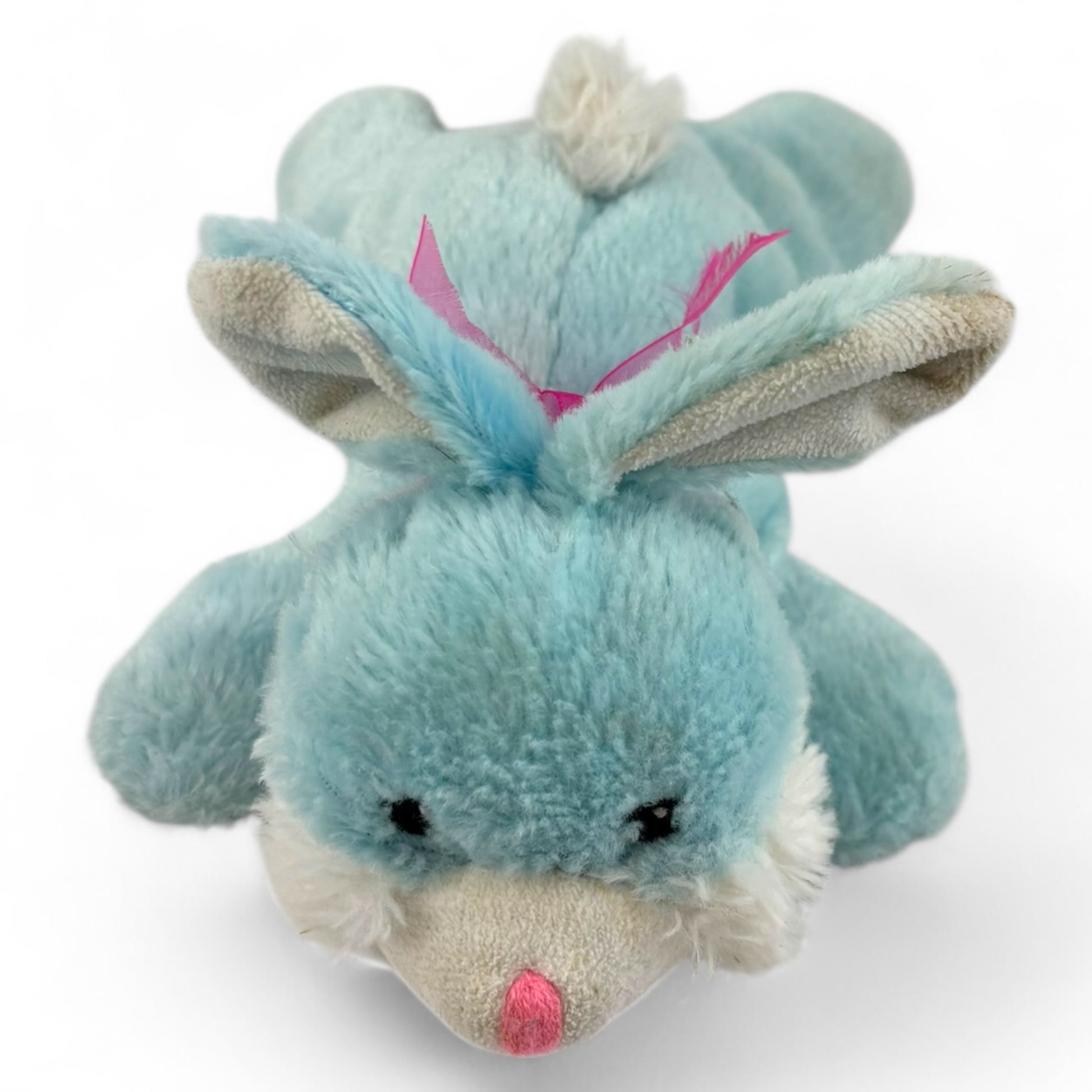 9" Plush Stuffed Blue Bunny