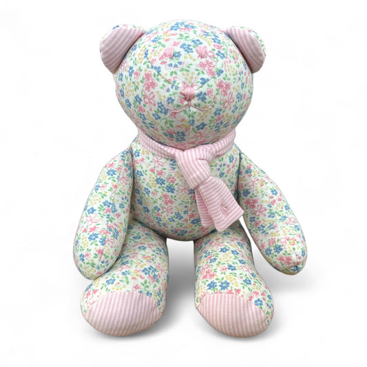 Floral Plush Teddy Bear