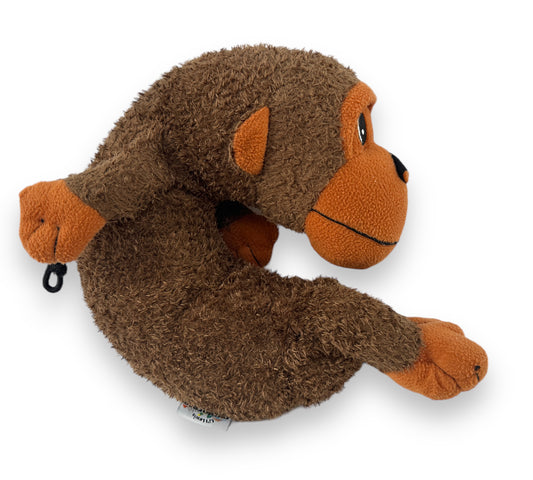 Monkey Plush Travel Neck Pillow