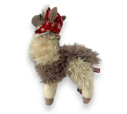 Llama With Ear Muff Hat