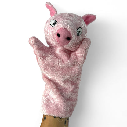 Pink Pig Hand Puppet