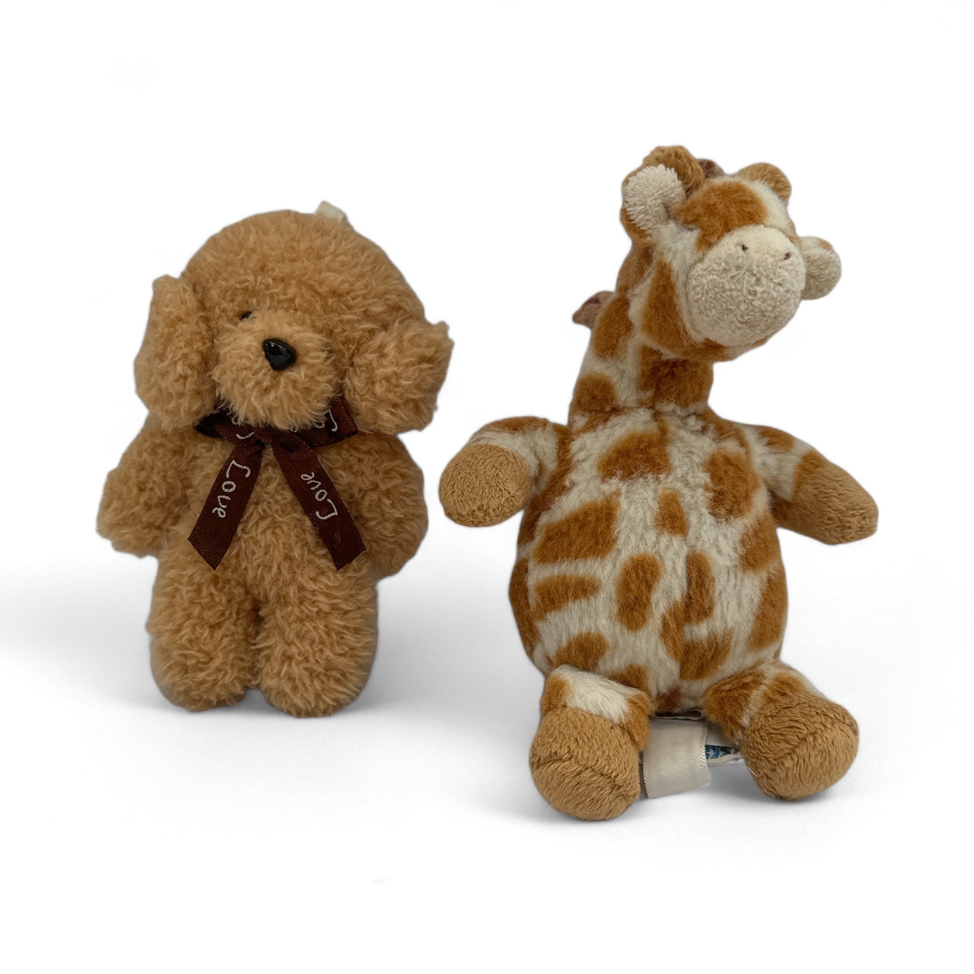 Toddler Giraffe and Teddy Bear Stuffy Combo