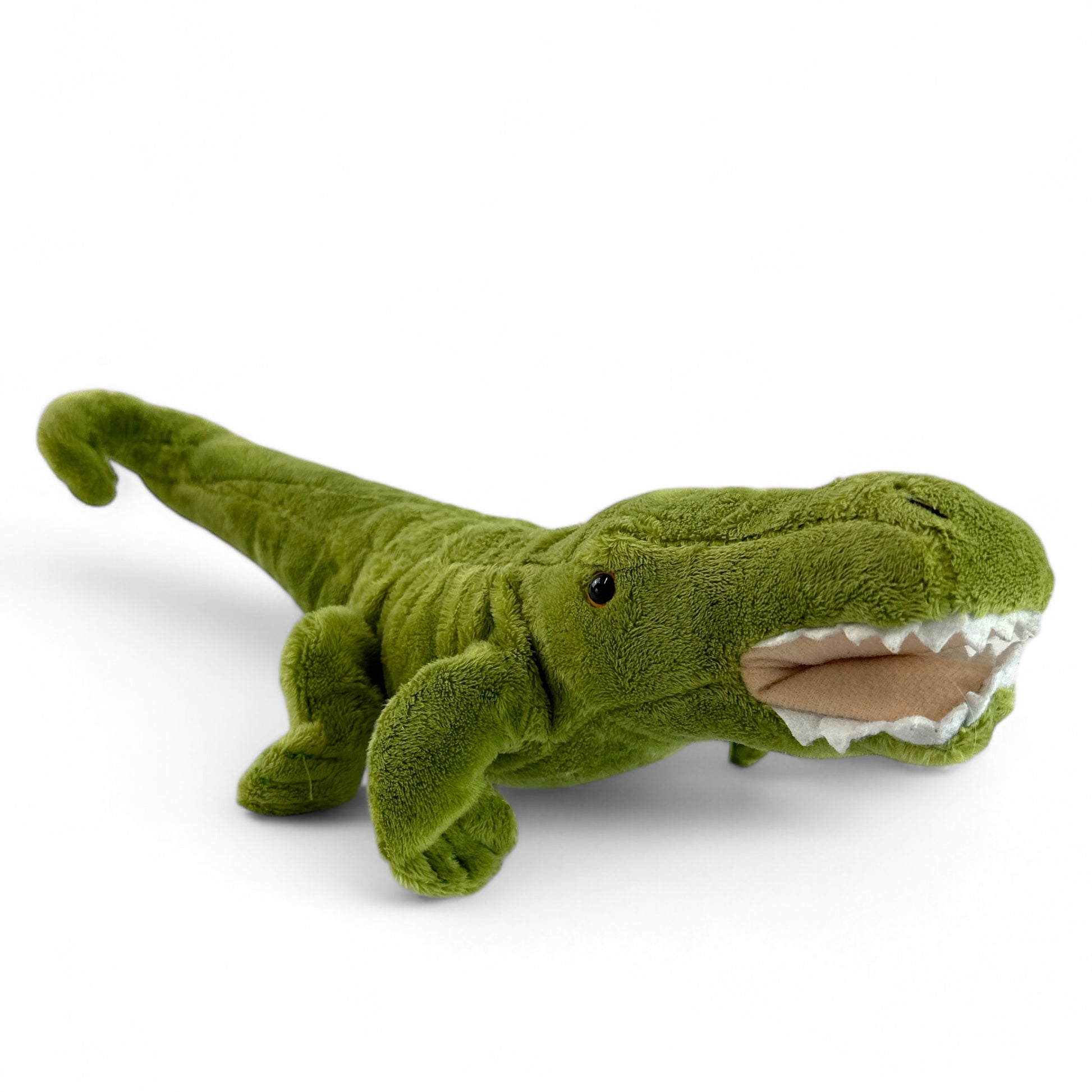 Plush Green Crocodile Toy