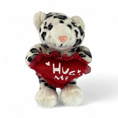 Valentines "Hug Me" Plush Leopard