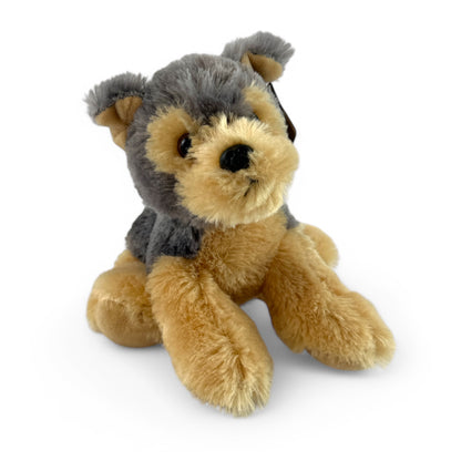 Small Grey Flopsie Doggie Plush Toy