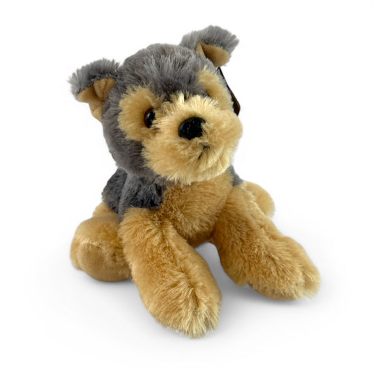 Small Grey Flopsie Doggie Plush Toy