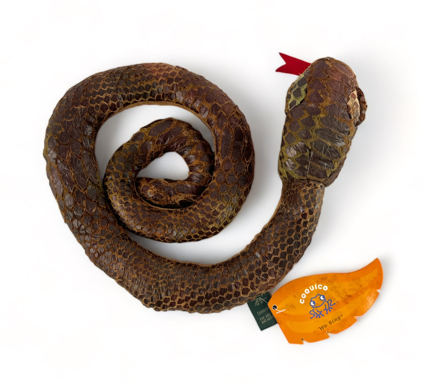 Stuffy Snake with Opening and Closing Jaw