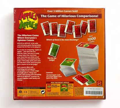 Apples to Apples