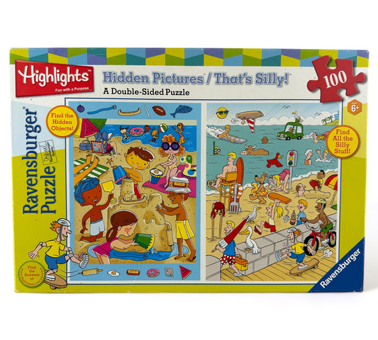 Highlights Hidden Pictures Beach Scene 100 Piece Puzzle