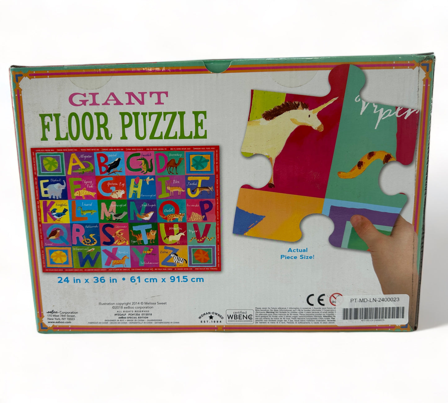 48 Piece Giant Alphabet Floor Puzzle