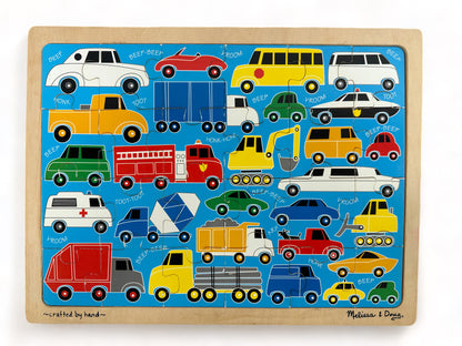 Cars Wooden 24 Piece Jigsaw Puzzle