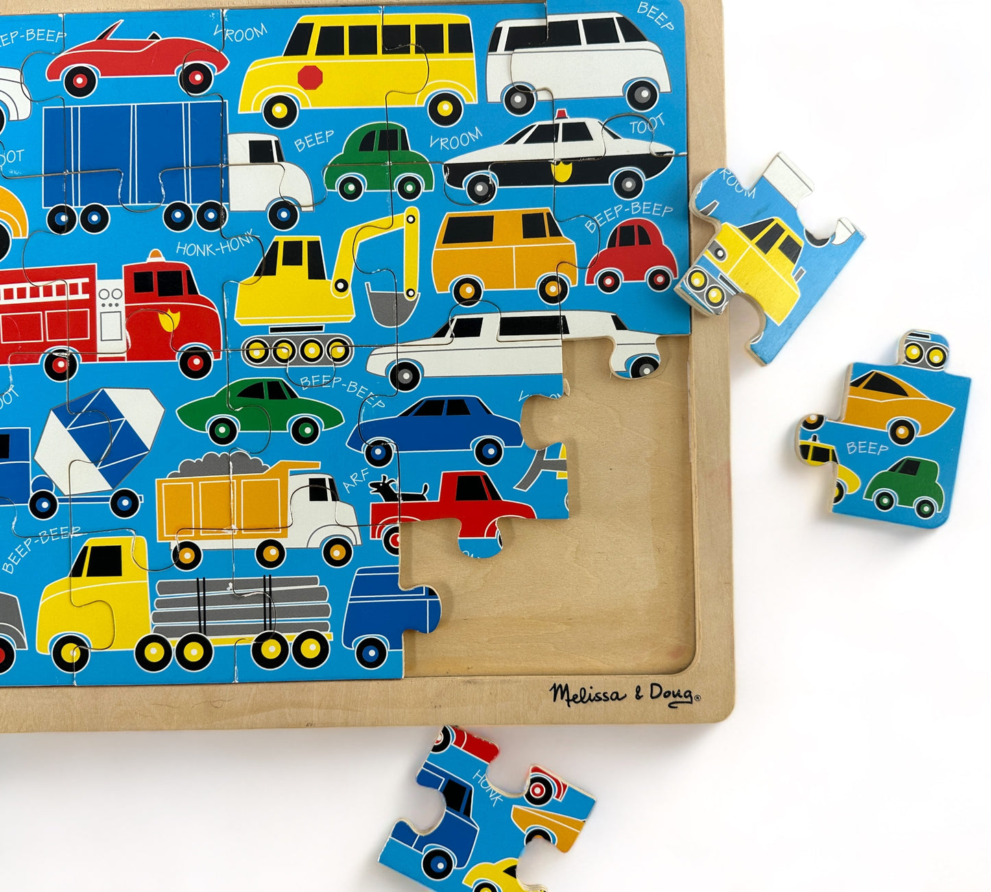 Cars Wooden 24 Piece Jigsaw Puzzle