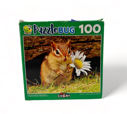 Cute Baby Chipmunk 100 Piece Puzzle