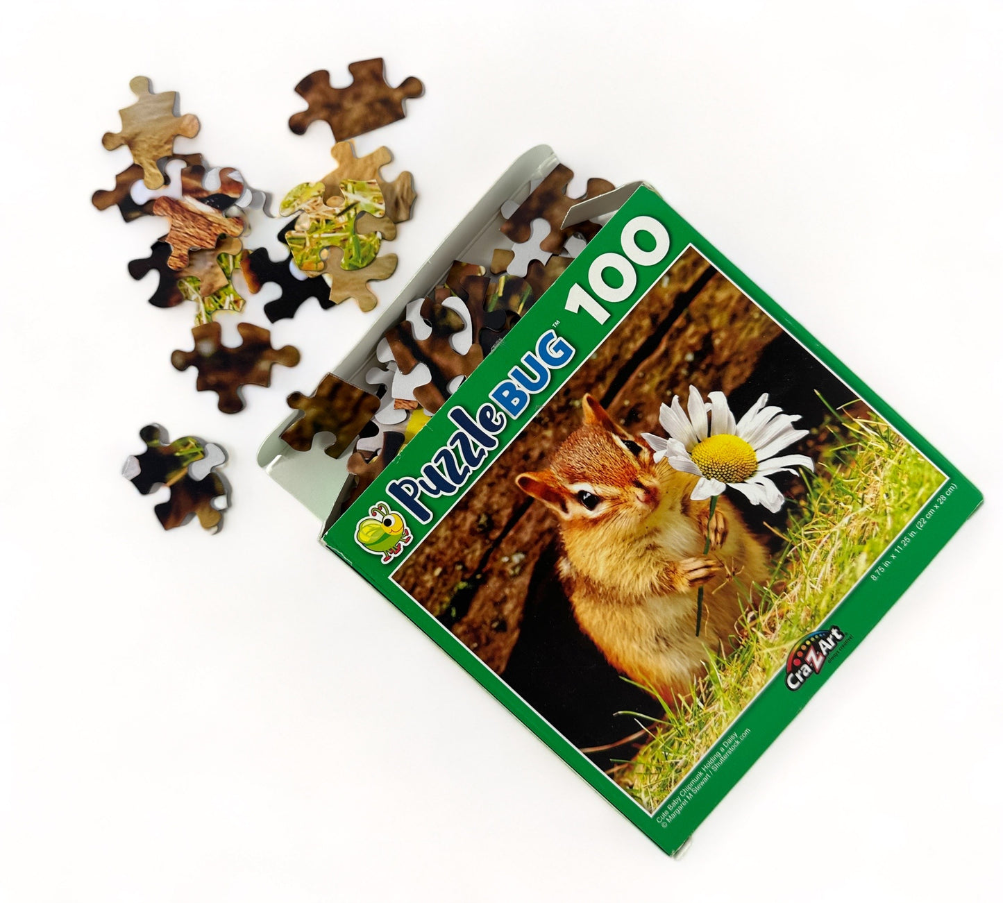 Cute Baby Chipmunk 100 Piece Puzzle