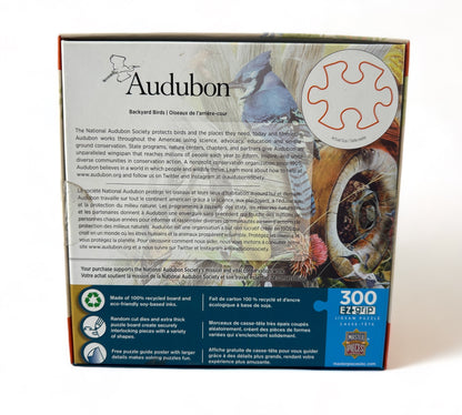 Audubon Backyard Birds 300 Piece Puzzle