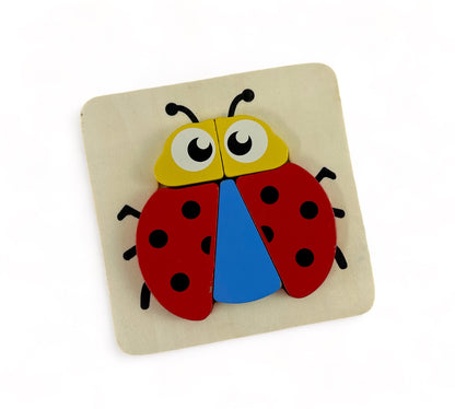 5 Piece Ladybug Puzzle