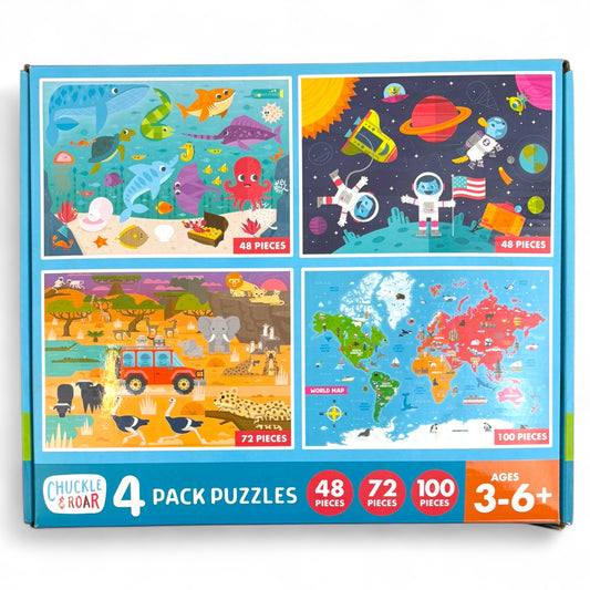 World Map, Safari, Under the Sea, Outer Space