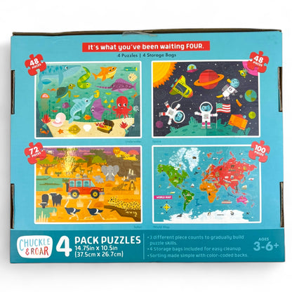 World Map, Safari, Under the Sea, Outer Space