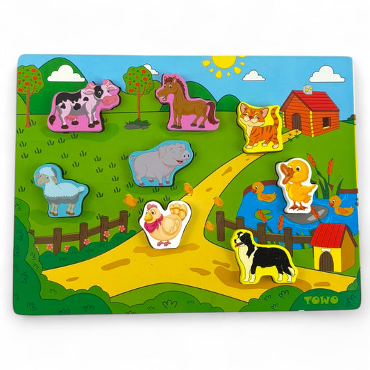 Wooden Farm Animal Puzzle