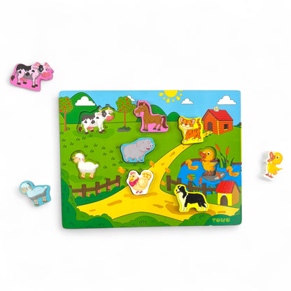 Wooden Farm Animal Puzzle